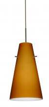  J-412480-LED-BR - Besa Cierro LED Pendant For Multiport Canopy J Amber Matte Bronze 1x9W LED