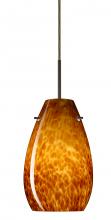  J-412618-BR - Besa Pera 9 Pendant For Multiport Canopy Bronze Amber Cloud 1x100W Medium Base