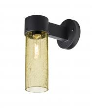  JUNI10GD-WALL-BK - Besa, Juni 10 Outdoor Sconce, Gold Bubble, Black Finish, 1x60W Medium Base