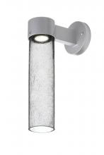  JUNI16CL-WALL-LED-SL - Besa, Juni 16 Outdoor Sconce, Clear Bubble, Silver Finish, 1x4W LED