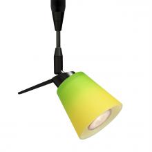  RSP-5042GY-BK - Besa, Canto 3 Spotlight, Bicolor Green/Yellow, Black Finish, 1x35W MAX GU5.3 Base