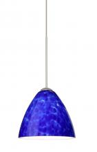  X-177986-SN - Besa Pendant For Multport Canopy Mia Satin Nickel Blue Cloud 1x50W Halogen