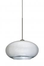  X-2492SF-BR - Besa Pendant For Multiport Canopy Brio 7 Bronze Silver Foil 1x35W Halogen