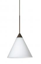  XP-512107-BR - Besa Pendant Kani Bronze Opal Matte 1x50W Halogen