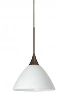  1XP-174307-BR - Besa Pendant Domi Bronze White 1x50W Halogen