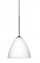  1XP-177907-BR - Besa Pendant Mia Bronze Opal Matte 1x50W Halogen