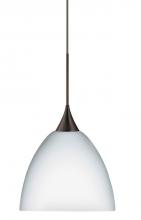  1XC-757007-BR - Besa Pendant Sasha Bronze Opal Matte 1x50W GY6.35