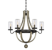  1-2100-6-70 - Eden 6-Light Outdoor Chandelier in Weathervane