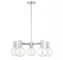  1-3073-5-11 - Wright 5-Light Chandelier in Chrome