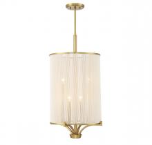 Savoy House 1-7750-4-322 - Wynwood 4-Light Chandelier in Warm Brass