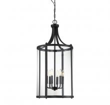  7-1041-6-BK - Penrose 6-Light Pendant in Black