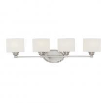  8-890-4-SN - Kane 4-Light Bathroom Vanity Light in Satin Nickel