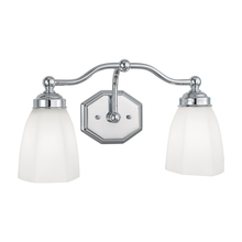  8319-CH-HXO - Trevi 2 Light Sconce - Brushed Nickel