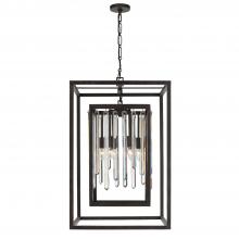  8409-FB - Hollis 6 Light Forged Bronze Chandelier