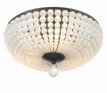  BLA-10660-MK - Bella 3 Light Matte Black Semi Flush Mount