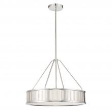  KEN-8304-PN - Kendal 4 Light Polished Nickel Chandelier