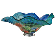  AV12390 - Newport Heights Hand Blown Art Glass Bowl