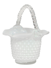  AV14207 - Clear Basket Hand Blown Art Glass Home Accent