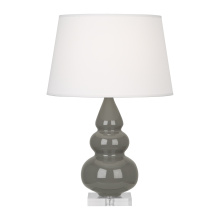 Robert Abbey CR33X - Ash Small Triple Gourd Accent Lamp