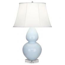  A676 - Baby Blue Double Gourd Table Lamp