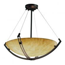  CLD-9722-35-DBRZ - 24" Pendant Bowl w/ Crossbar