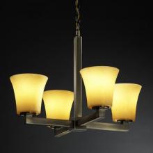  CNDL-8829-14-AMBR-DBRZ - Modular 4-Light Chandelier