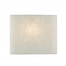  FAB-8855-CREM - ADA Wide Oval Fabric Wall Sconce