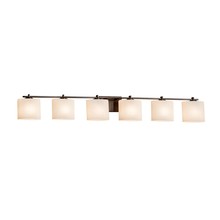  FSN-8446-30-OPAL-DBRZ - Era 6-Light Bath Bar