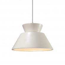 Justice Design Group CER-6420-MAT-ABRS-RIGID-LED1-700 - Trapezoid 1-Light LED Pendant