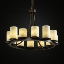  CLD-8763-10-DBRZ - Dakota 12-Light Ring Chandelier (Tall)