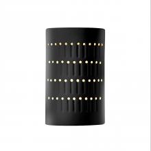  CER-2285-BLK - Small Cactus Cylinder - Open Top & Bottom