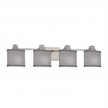  FAB-8474-30-GRAY-NCKL-LED4-2800 - Ardent 4-Light LED Bath Bar