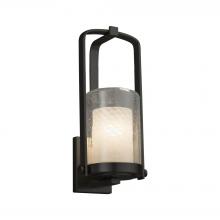  FSN-7581W-10-WEVE-MBLK-LED1-700 - Atlantic Small Outdoor LED Wall Sconce