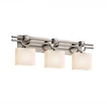  FSN-8503-55-OPAL-NCKL - Argyle 3-Light Bath Bar