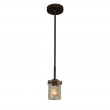  FSN-8455-10-SEED-DBRZ-LED1-700 - Atlas 1-Light LED Mini-Pendant