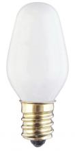  0379200 - 7W C7 Incandescent White E12 (Candelabra) Base, 120 Volt, Card, 2-Pack