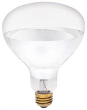  391600 - 250W R40 Incandescent Reflector Clear Infrared Heat Flood E26 (Medium) Base, 120 Volt, Box