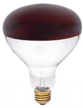  391700 - 250W R40 Incandescent Reflector Red Infrared Heat Flood E26 (Medium) Base, 120 Volt, Box