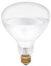  391800 - 125W R40 Incandescent Reflector Clear Infrared Heat Flood E26 (Medium) Base, 120 Volt, Box