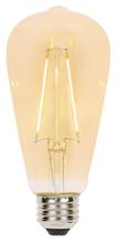  3317600 - 2-1/2W ST20 Filament LED Dimmable Amber 2200K E26 (Medium) Base, 120 Volt, Box