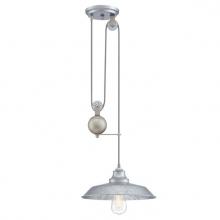  6117000 - Pulley Pendant Galvanized Steel Finish