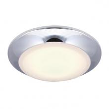  6134300 - 7.5 in. 16W Dimmable LED Surface Mount with Color Temperature Selection Chrome Finish Frosted