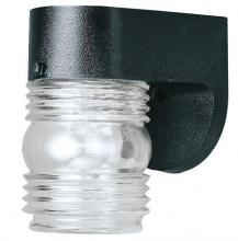  6680000 - Polypropylene Wall Fixture Black Finish Clear Glass