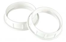  7000100 - 2 Aluminum Shade Rings for Medium Base Sockets