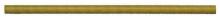  7027000 - 30" Steel Brass-Plated All-Thread Pipe