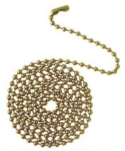  7701200 - 1 Ft. Beaded Chain with Connector Solid Brass