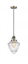  201CSW-AB-G664-7-LED - Bullet - 1 Light - 7 inch - Antique Brass - Cord hung - Mini Pendant