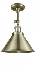  201F-AB-M10-AB-LED - Briarcliff - 1 Light - 10 inch - Antique Brass - Semi-Flush Mount