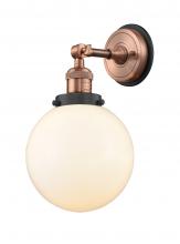  203BP-ACBK-G201-8 - Beacon - 1 Light - 8 inch - Antique Copper - Sconce