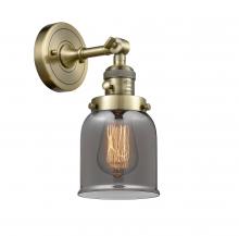  203SW-AB-G53-LED - Bell - 1 Light - 5 inch - Antique Brass - Sconce